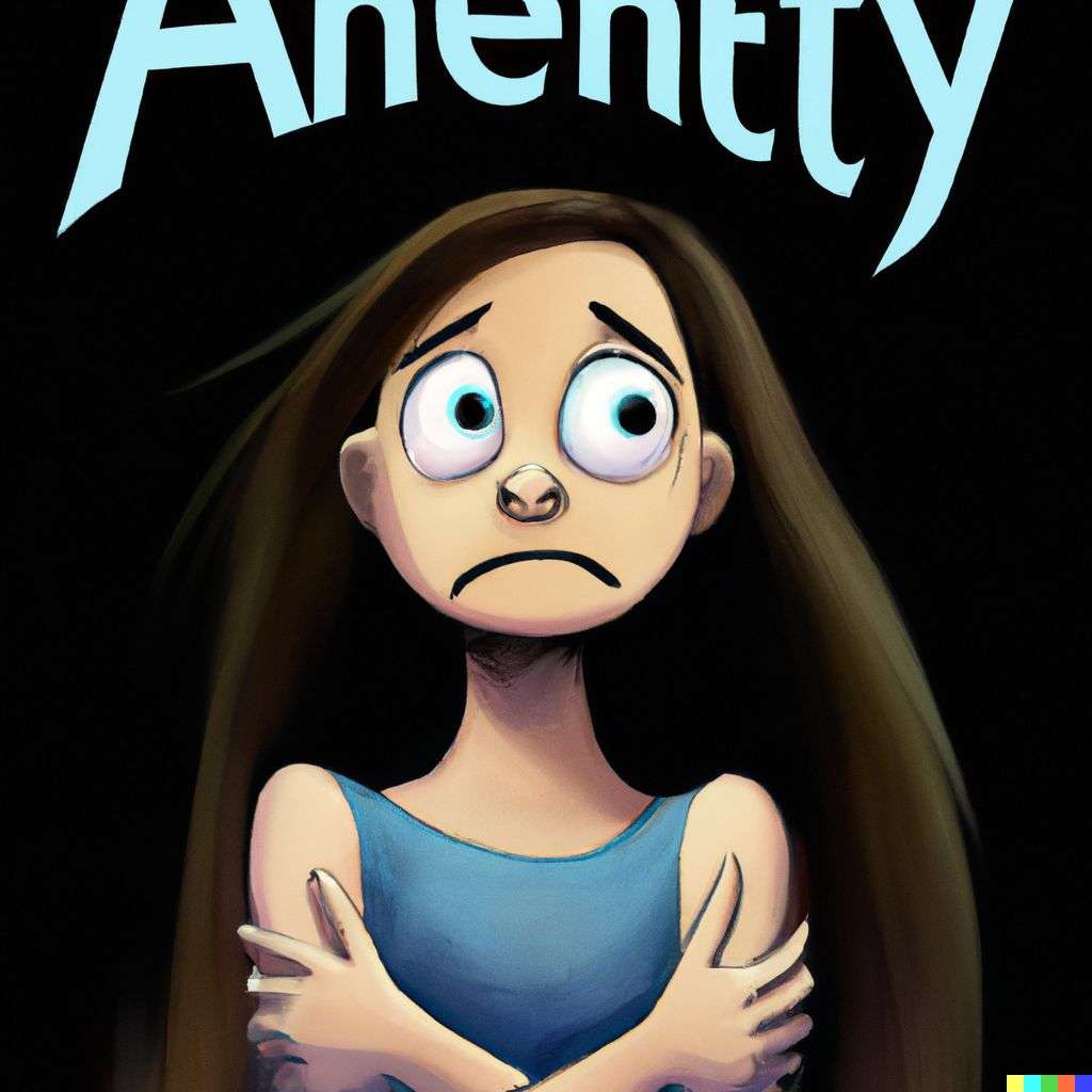 a representation of anxiety, promotional poster for a Disney movie
